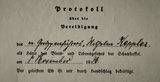 A Heinrich Himmler Signed SS Certificate of Oath
