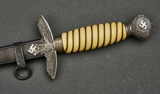 German Model 1937 Luftwaffe Officer Artificial Damascus Dagger by Peter Daniel Krebs***STILL AVAILABLE***