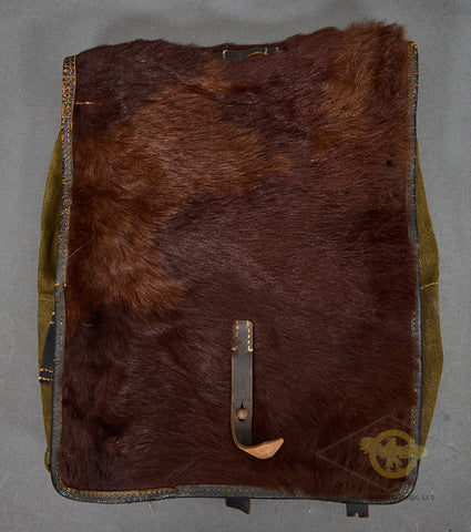 German WWII Army Pony Fur Backpack