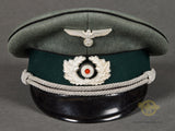 WWII German Army Pioneer Officer Visor Cap