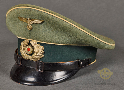 WWII German Army Infantry Visor Cap for Other Ranks Personnel