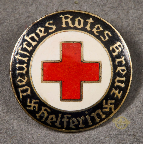 German Red Cross Nurse Helper Service Brooch