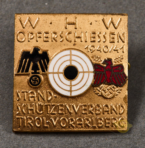 German WWII Shooting Award "WhW Opferschiessen 1941/42