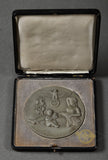 WWII Cased 1939 11th Nuremberg Rally Combat Games Third Place Table Medal by C. Poellath