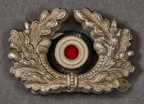 German WWII Army Wreath and Cockade for Visor Cap