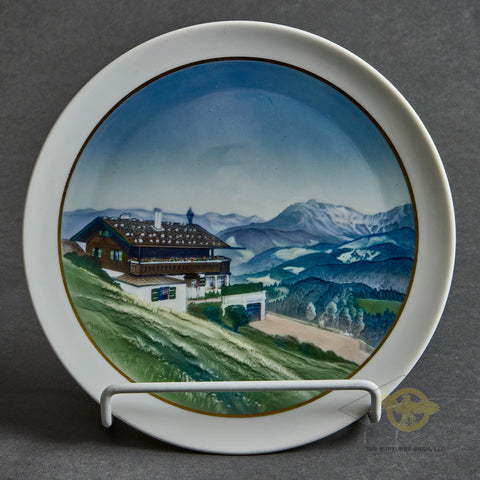 Original 1930’s Plate of Adolf Hitler’s House the Berghof (Haus Wachenfeld)