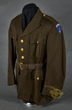 WWII US S.H.A.E.F./10th Mountain Dual Unit Officers Service Dress Tunic