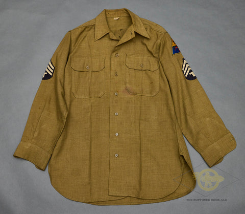 WWII US Service Shirt for 5th Armored Division