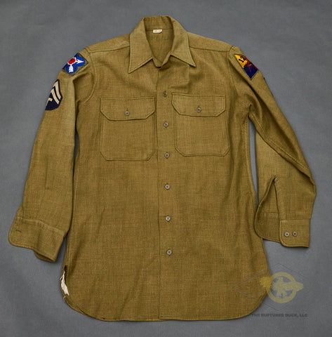 WWII US Service Shirt for 12th Armored Division (Dual Unit)