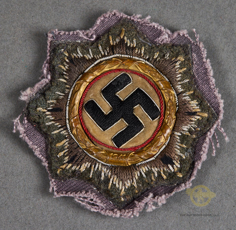 German Cross in Cloth in Gold