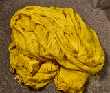 American Pilot or Cargo Yellow Nylon Parachute in German Bag