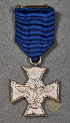 German WWII Police 18 Year Long Service Award