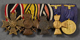 German WWII Five Medal Bar for Army