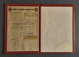 1940 40-Year Service Award Letter and Cased Document