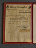 1940 40-Year Service Award Letter and Cased Document