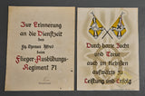 Pair of Large, Beautiful Luftwaffe Documents