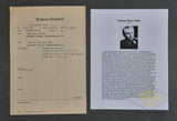 Personal Identification Document of Luftwaffe Ace Major Georg-Peter Eder