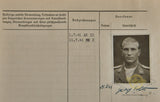 Personal Identification Document of Luftwaffe Ace Major Georg-Peter Eder