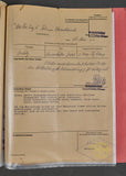 Large Army Document Grouping for Panther Tank Crew Member