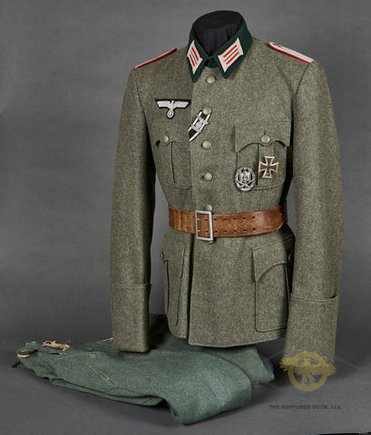 WWII German Army Artillery Officer Service Model 1936 Tunic and Breeches