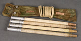 WWII SWISS Tent Pegs in Camo Bag