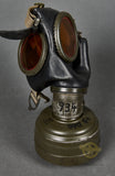 German WWII Gas Mask with Gas Cape Bag