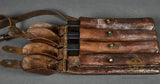 German WWII MP/41 Four Pocket Leather Ammo Pouch