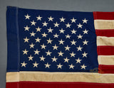 Vintage 50 Star US Flag, Veteran Family Acquired