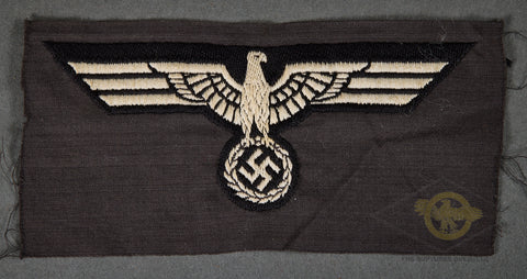 German WWII Early Panzer BeVo Breast Eagle