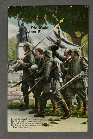 German WWI Colored Postcard