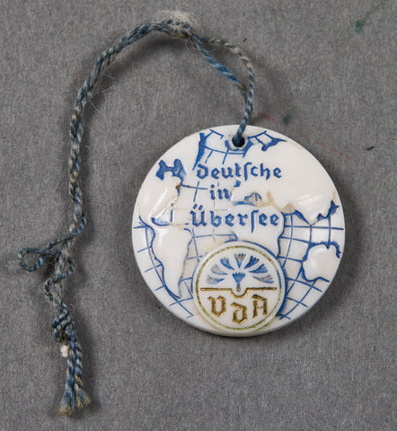 VDA Deutsche in Übersee 1935 Donation Tinnie