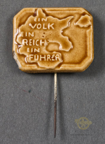 NSDAP Ein Volk Ein Reich Ein Führer Ceramic Pin