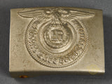 German WWII Allgemeine SS Belt Buckle by O&C