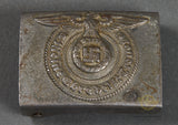 German WWII Waffen SS Steel Belt Buckle