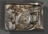 German WWII Waffen SS Steel Belt Buckle