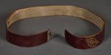 German WWII Political Brown Leather Belt