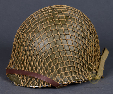 WWII US M-1 Helmet w/Net