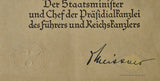 Third Reich Kripo (Criminal) Police Document Grouping to One Individual (2 Heydrich Signatures!)