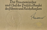 Third Reich Kripo (Criminal) Police Document Grouping to One Individual (2 Heydrich Signatures!)