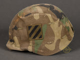 US 1980’s era PAS-GT Helmet w/3rd Infantry Division Cover