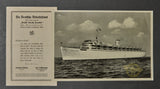 KdF Ship MV Wilhelm Gustloff Early Voyage Brochure and Photo