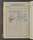 Wehrpass and Personnel Folder for Motor Transport Member