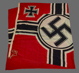 German WWII Kriegsmarine Battle Flag