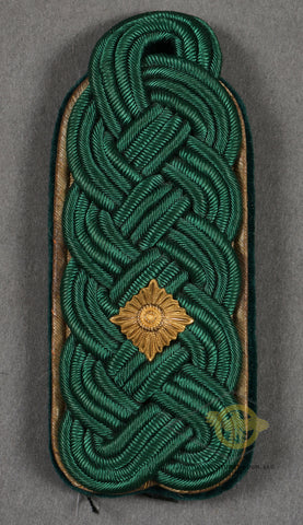 German WWII Forestry Admin Official’s Single Sew In Shoulder Board