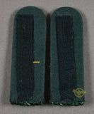 German WWII Customs NCO Slip on Shoulder Boards