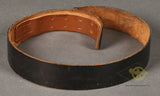 German WWII Paramilitary Black Leather Belt