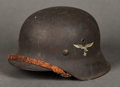 WWII German Model 1942 Luftwaffe Single Decal Combat Helmet