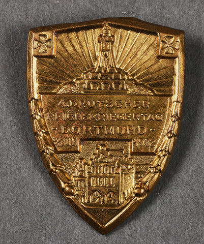 German 1932 4th Deutscher Reichskriegertag Dortmund Tinnie