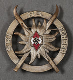 Hitler Youth Führer Skiführerabzeichen (Ski Leader’s Badge) By Wittmann, Muchen