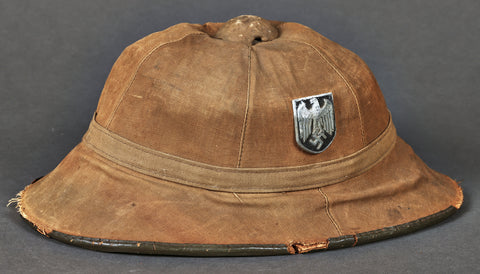 WWII German Army DAK Pith Helmet